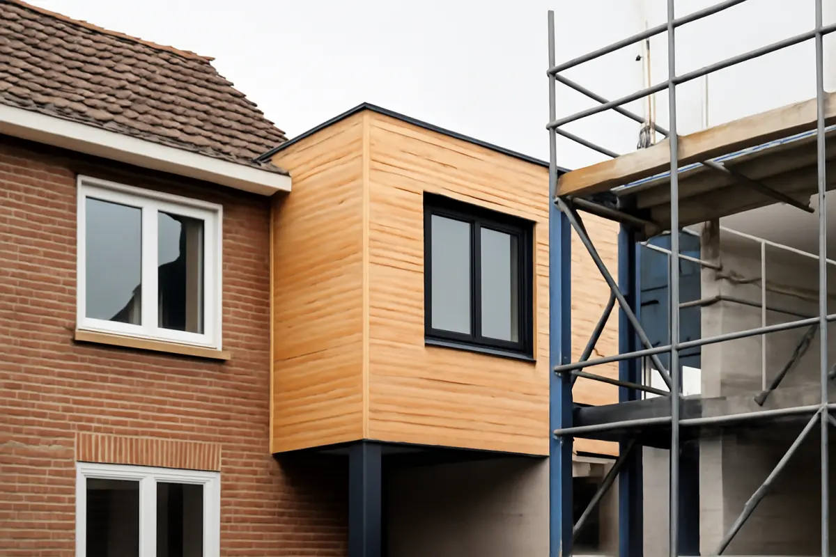 Bouwmaterialen woninguitbreiding Leiden: traditioneel vs modern