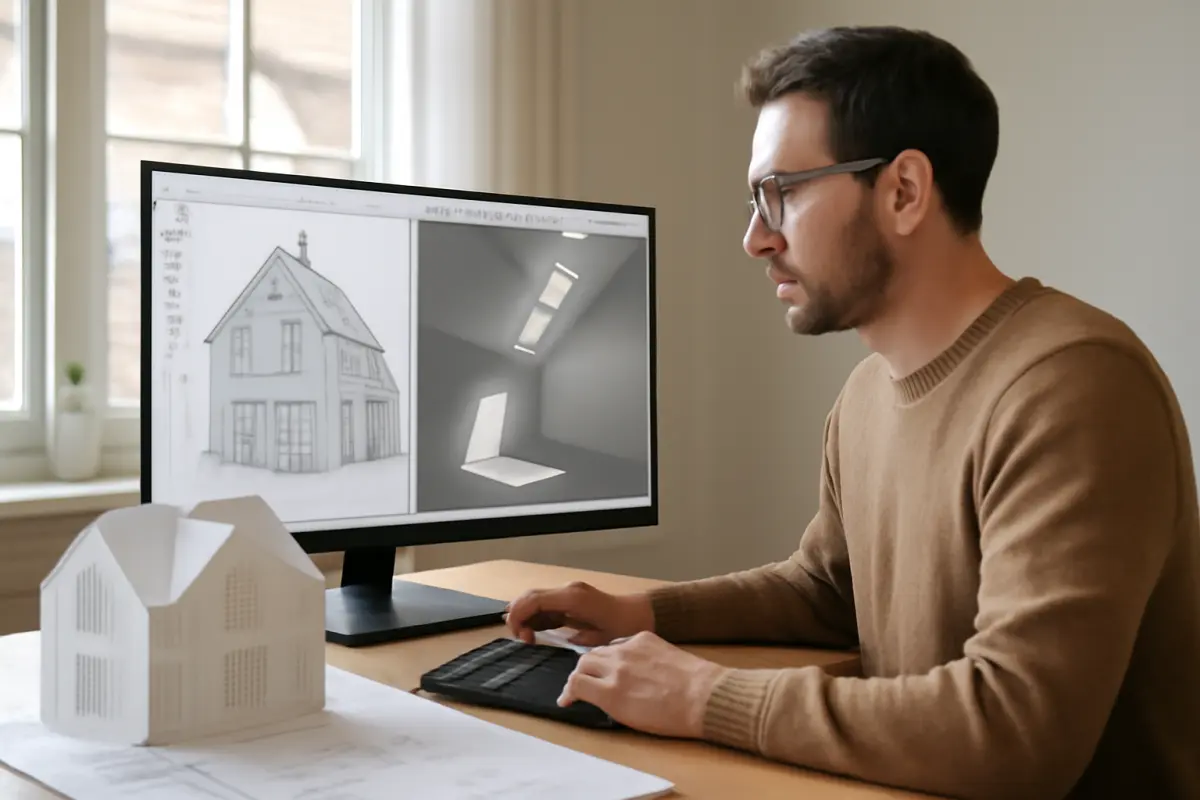 Architectenrol in lichtinval optimalisatie