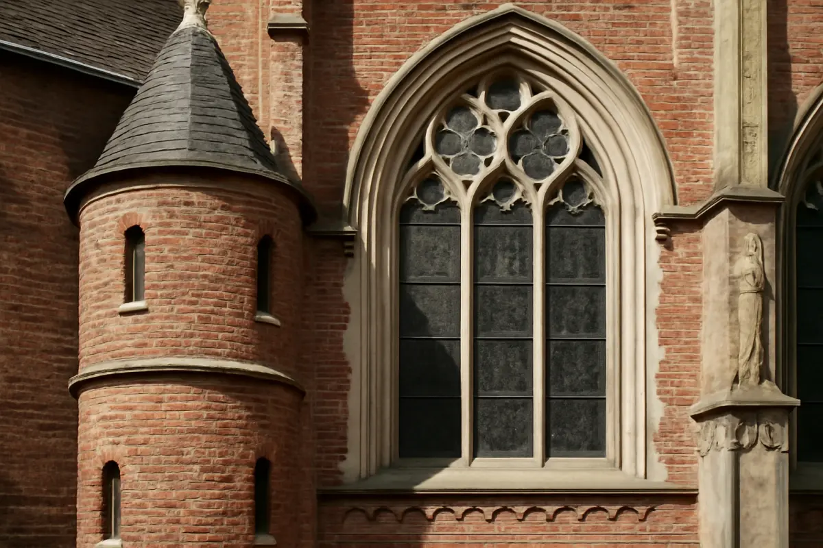 Architectonische kenmerken die de tijd verraadden