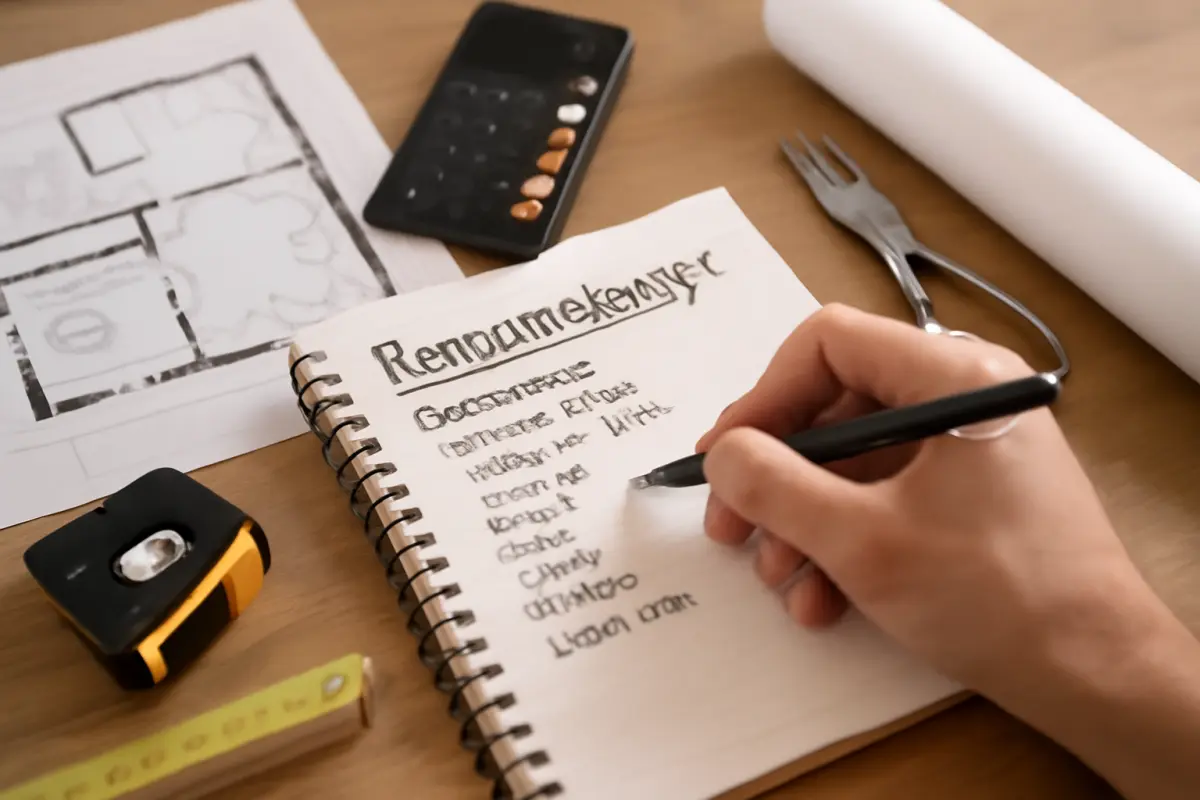 Renovatiebudget opstellen: stappenplan