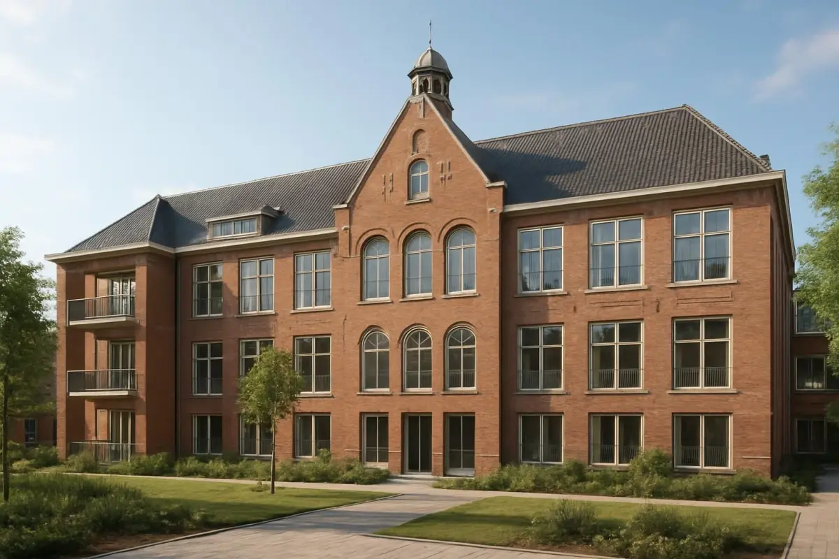 Schoolgebouwen sociale woningen Leiden: transformatie en ontwerp